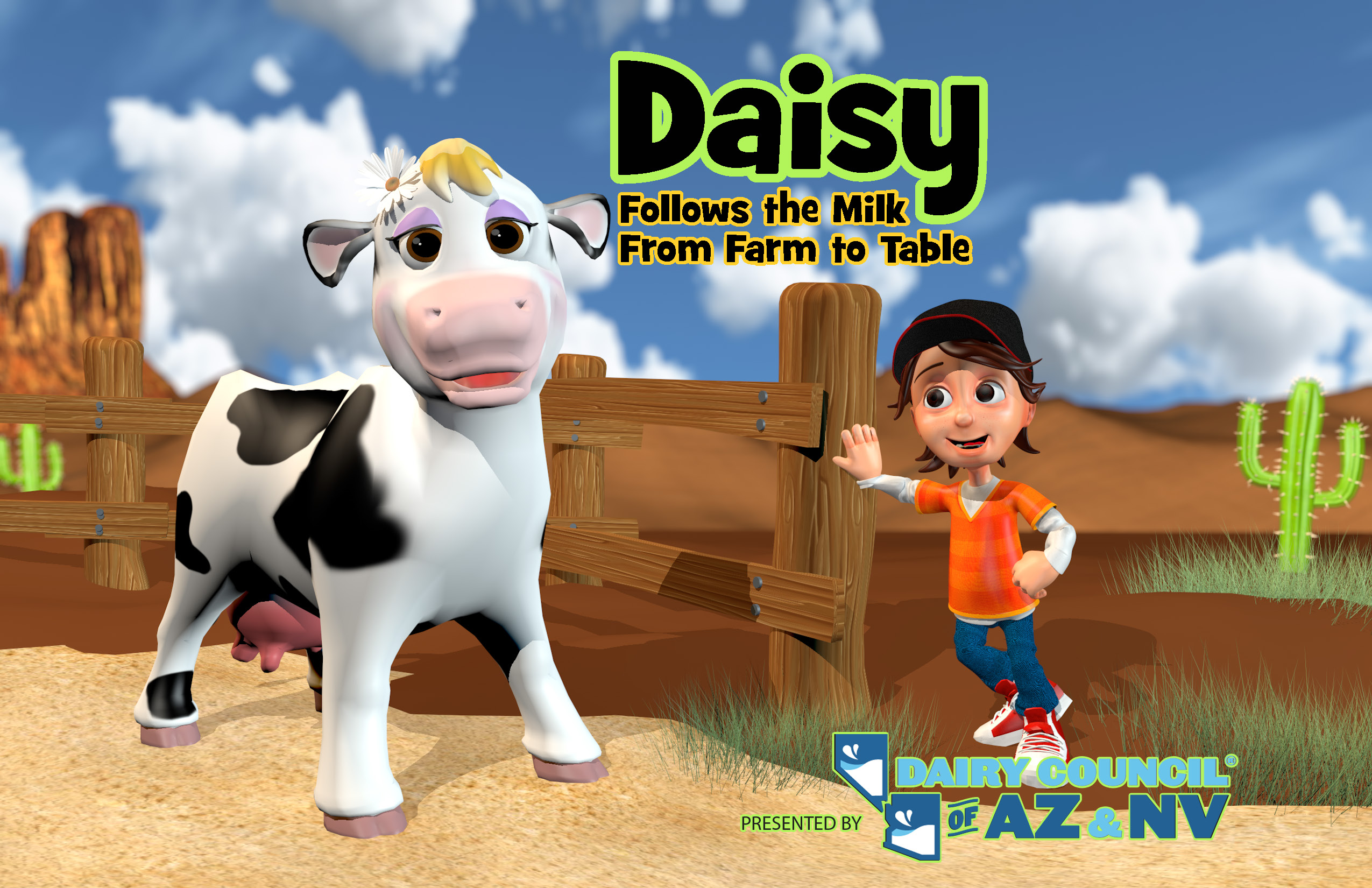 Daisy Follows the Milk From Farm to Table Coloring Book