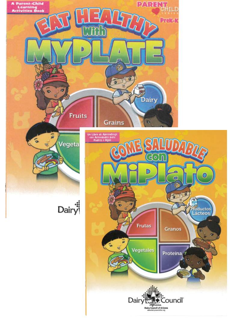 Eat Healthy with MyPlate Activity Book (Spanish)